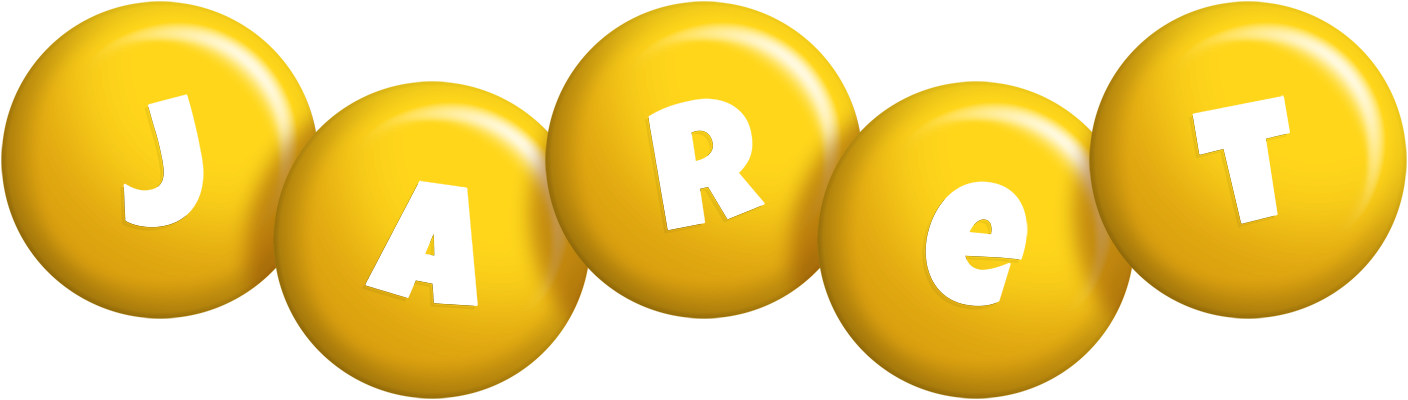Jaret candy-yellow logo