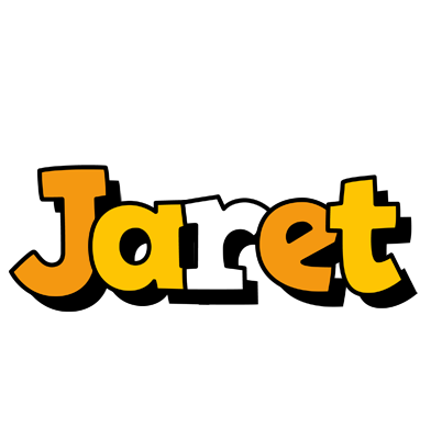 Jaret cartoon logo
