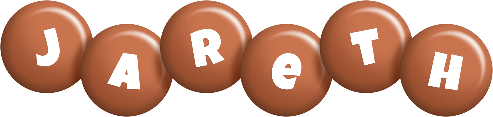 Jareth candy-brown logo