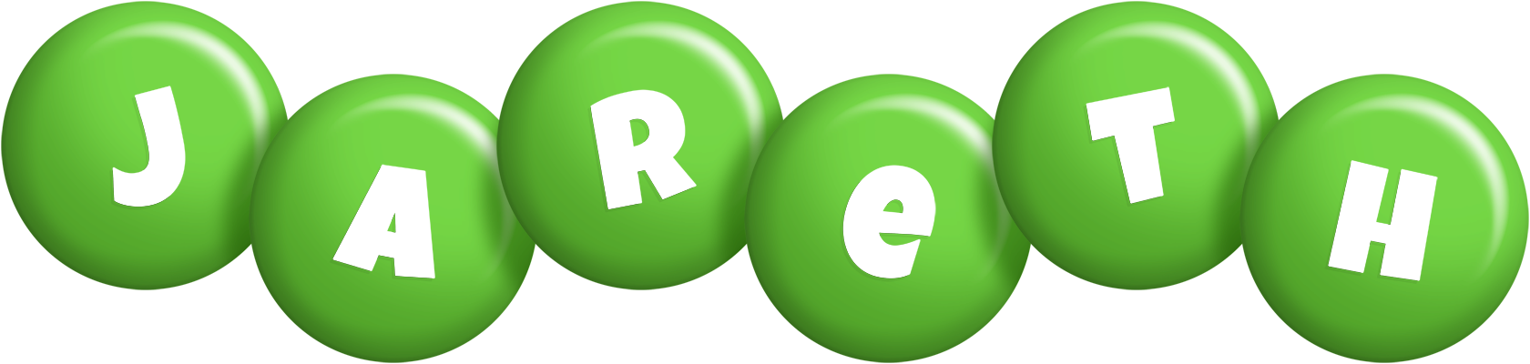 Jareth candy-green logo