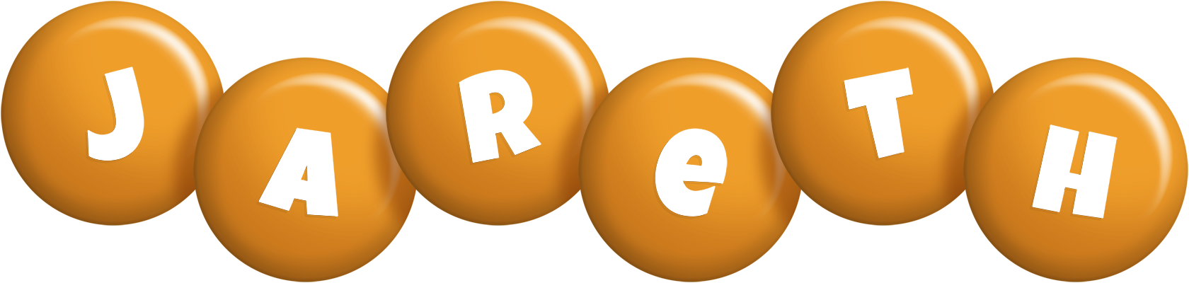 Jareth candy-orange logo