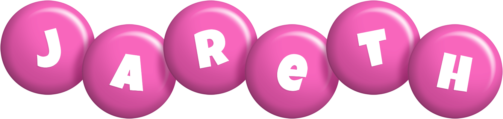 Jareth candy-pink logo