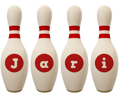 Jari bowling-pin logo