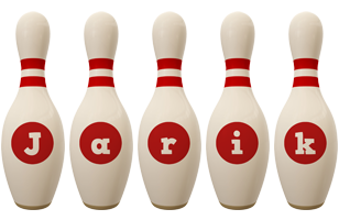 Jarik bowling-pin logo