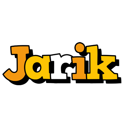 Jarik cartoon logo