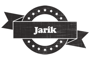 Jarik grunge logo