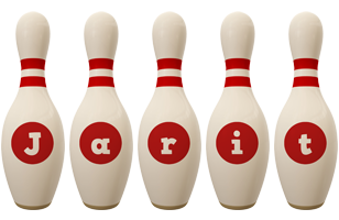 Jarit bowling-pin logo