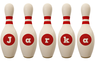 Jarka bowling-pin logo