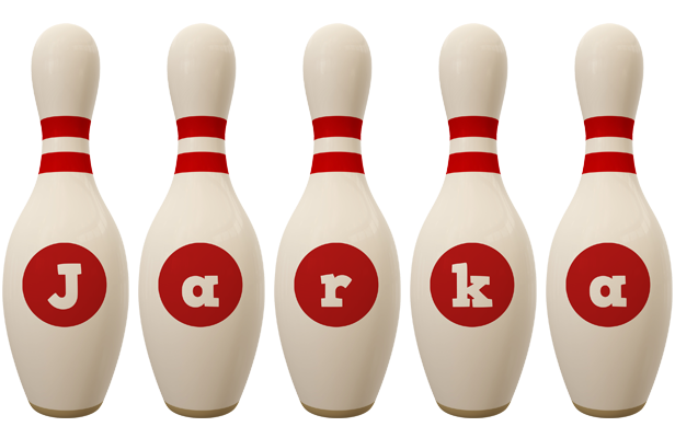 Jarka bowling-pin logo