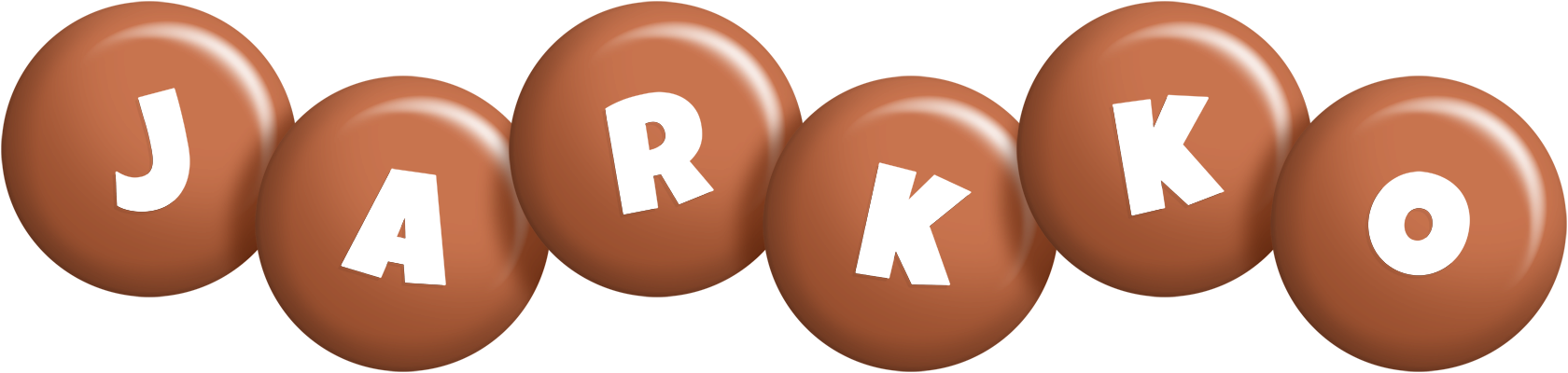 Jarkko candy-brown logo