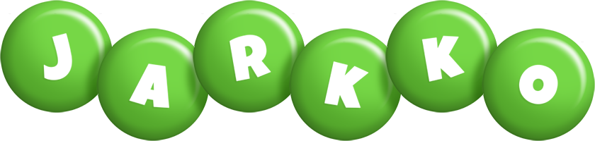 Jarkko candy-green logo