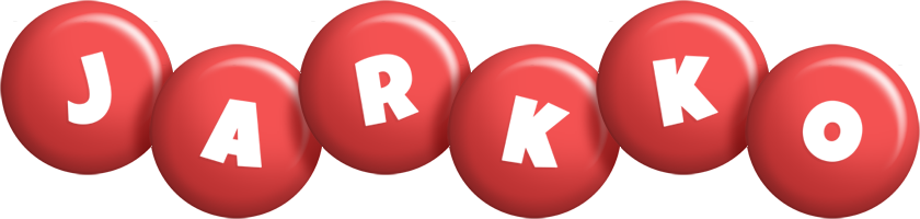 Jarkko candy-red logo