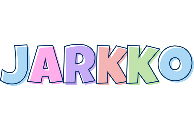 Jarkko pastel logo