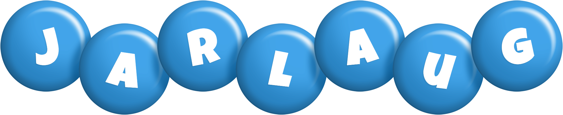 Jarlaug candy-blue logo