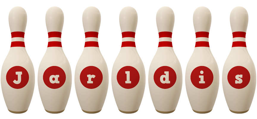 Jarldis bowling-pin logo