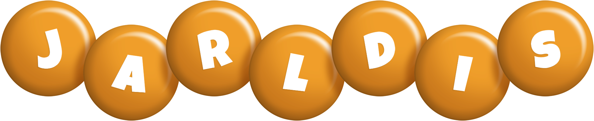 Jarldis candy-orange logo