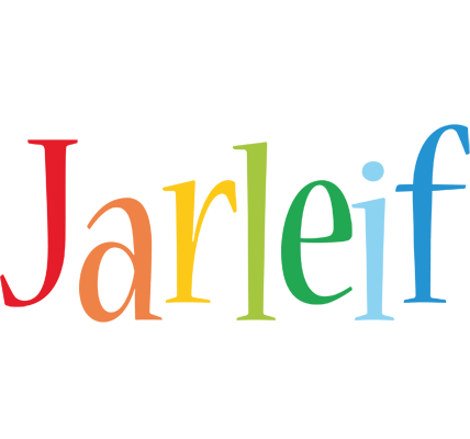 Jarleif birthday logo