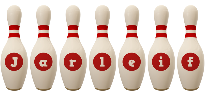 Jarleif bowling-pin logo