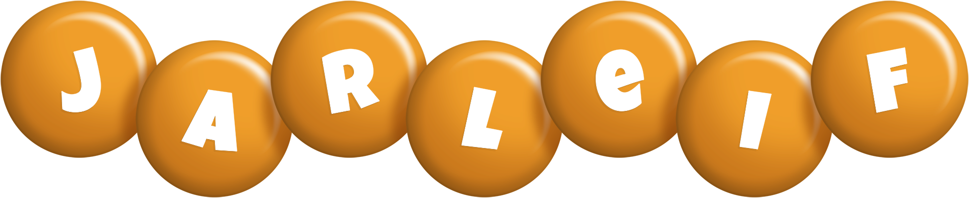 Jarleif candy-orange logo