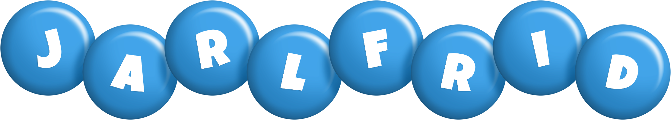 Jarlfrid candy-blue logo