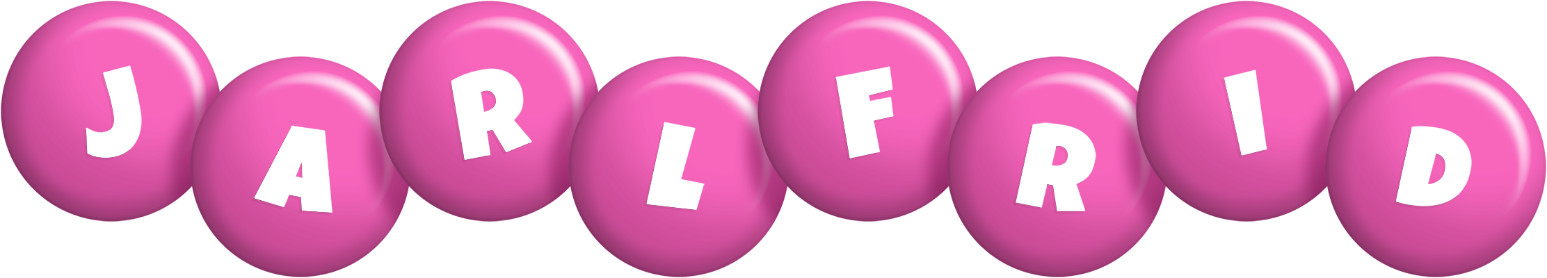 Jarlfrid candy-pink logo