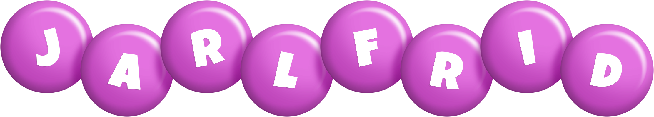 Jarlfrid candy-purple logo