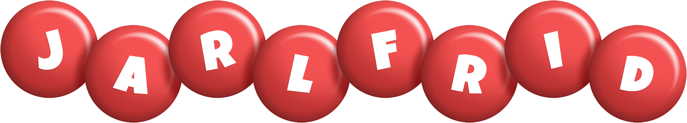 Jarlfrid candy-red logo