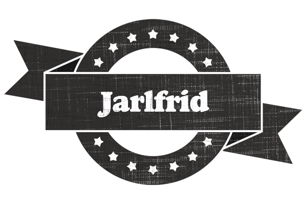 Jarlfrid grunge logo