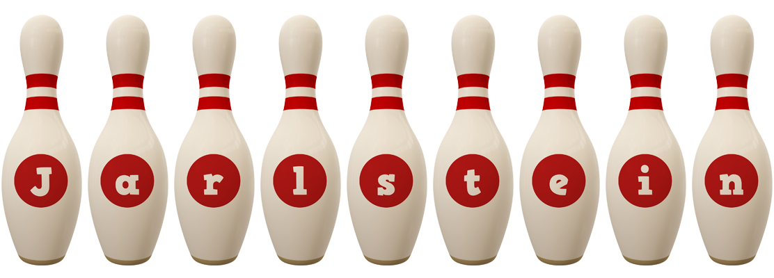 Jarlstein bowling-pin logo