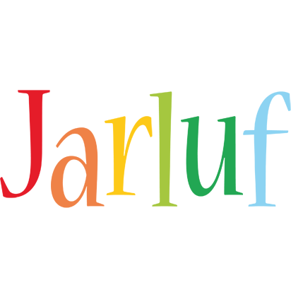 Jarluf birthday logo