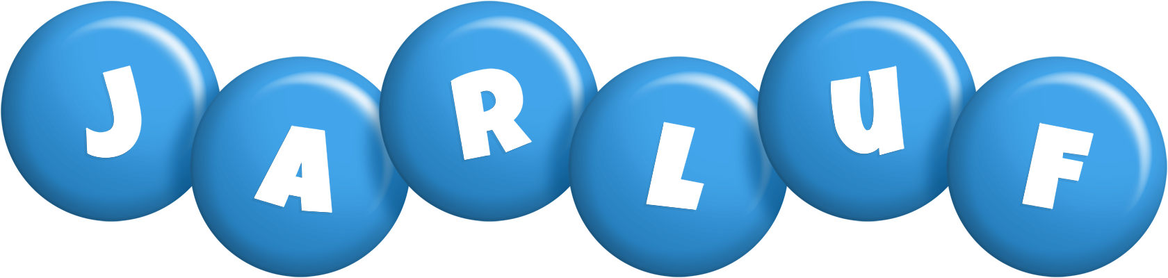 Jarluf candy-blue logo