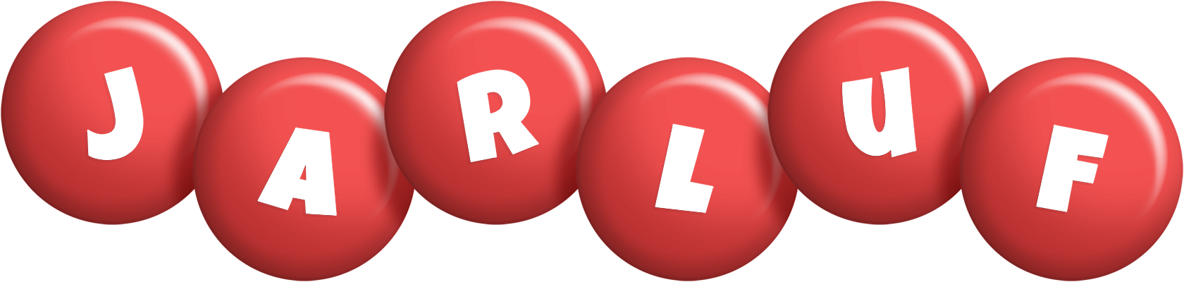 Jarluf candy-red logo