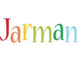 Jarman birthday logo