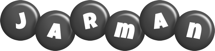 Jarman candy-black logo