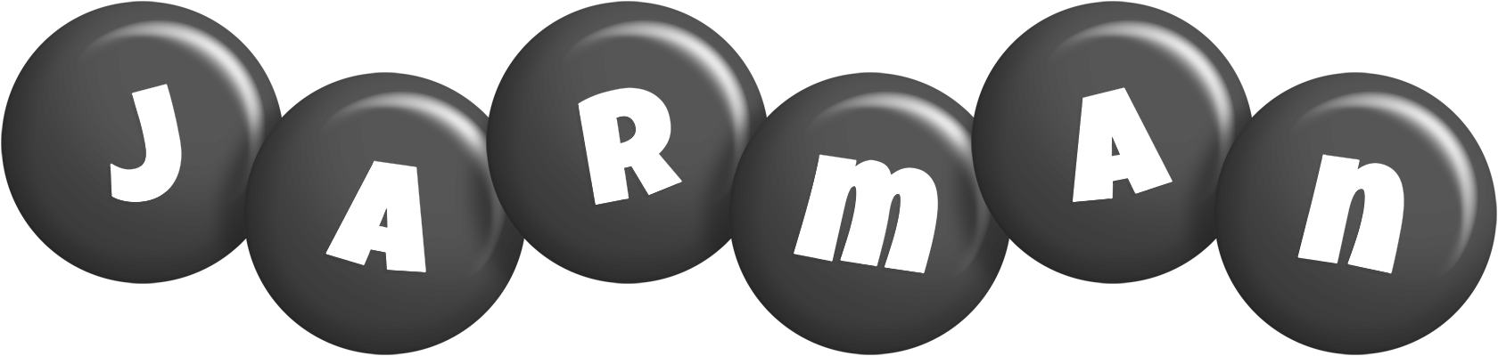 Jarman candy-black logo
