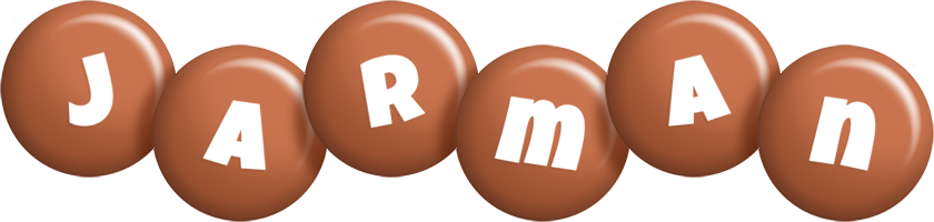 Jarman candy-brown logo