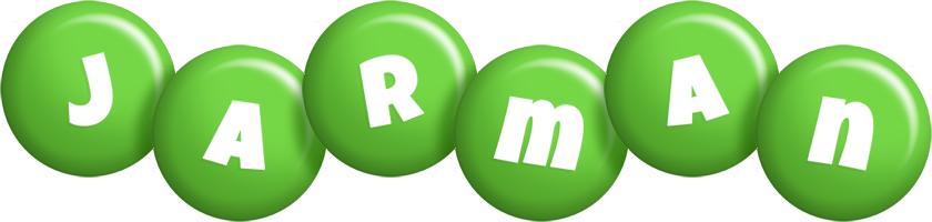 Jarman candy-green logo