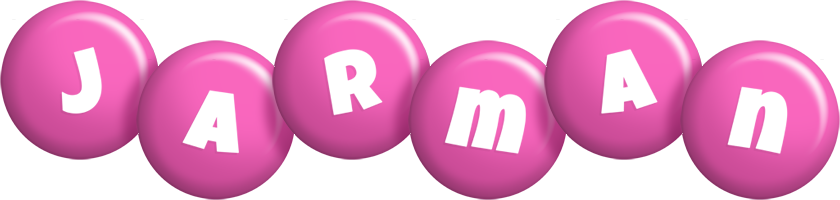 Jarman candy-pink logo