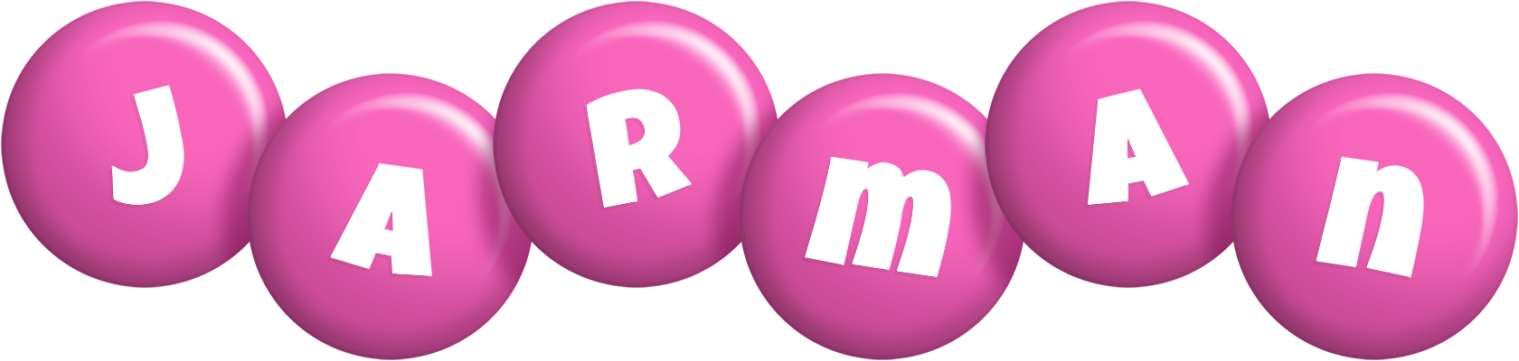 Jarman candy-pink logo