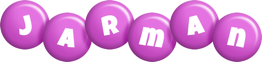 Jarman candy-purple logo