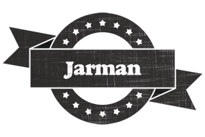 Jarman grunge logo
