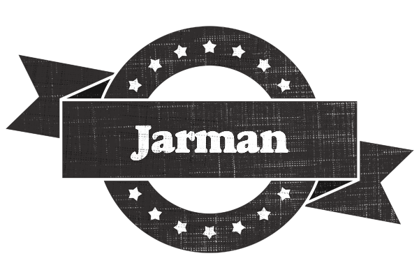 Jarman grunge logo