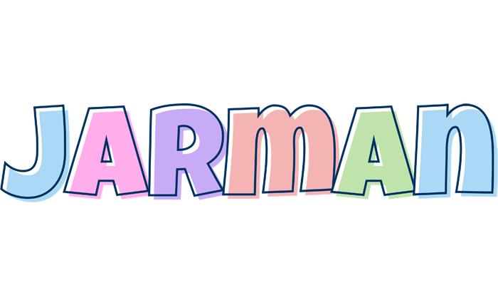 Jarman pastel logo