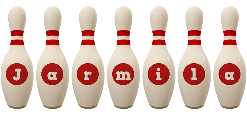 Jarmila bowling-pin logo
