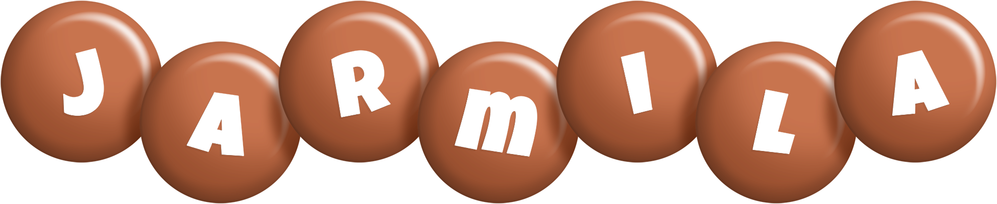 Jarmila candy-brown logo