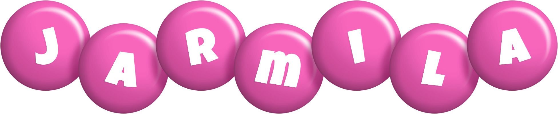 Jarmila candy-pink logo