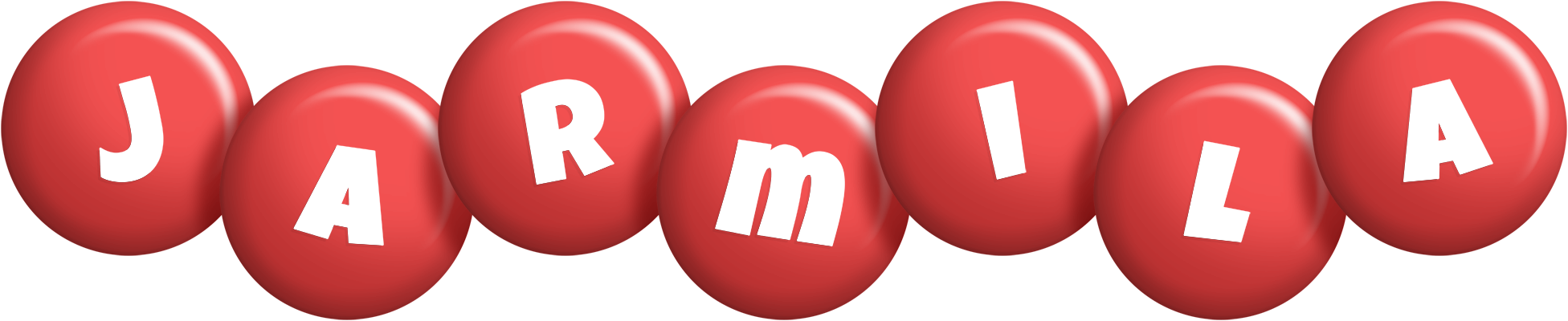 Jarmila candy-red logo