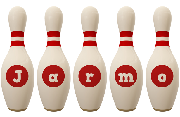 Jarmo bowling-pin logo
