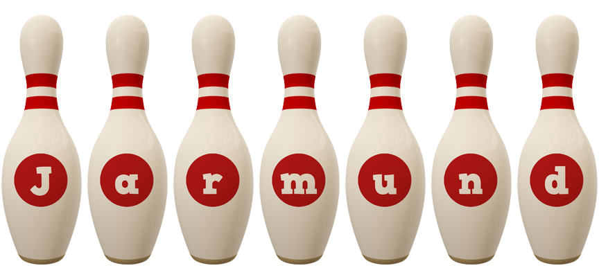 Jarmund bowling-pin logo