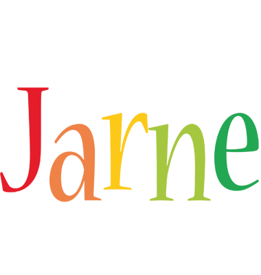 Jarne birthday logo
